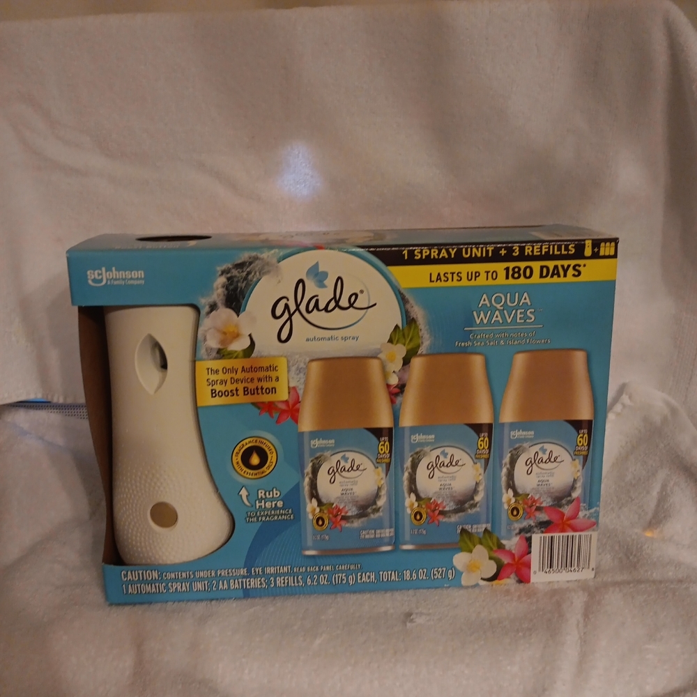 Glade automatic spray refill aqua wave